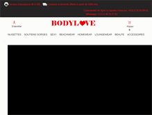 Tablet Screenshot of bodylove.ma